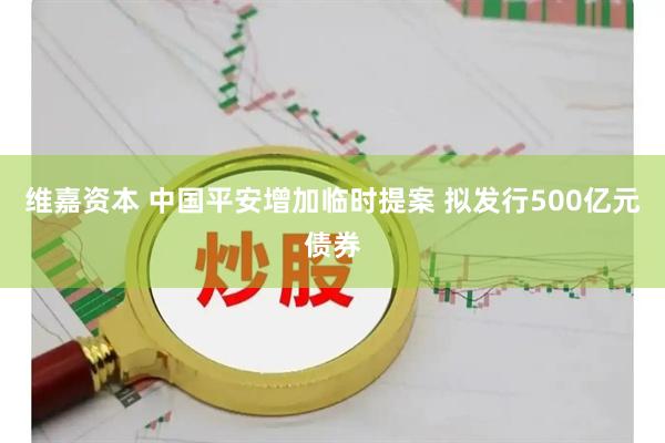 维嘉资本 中国平安增加临时提案 拟发行500亿元债券