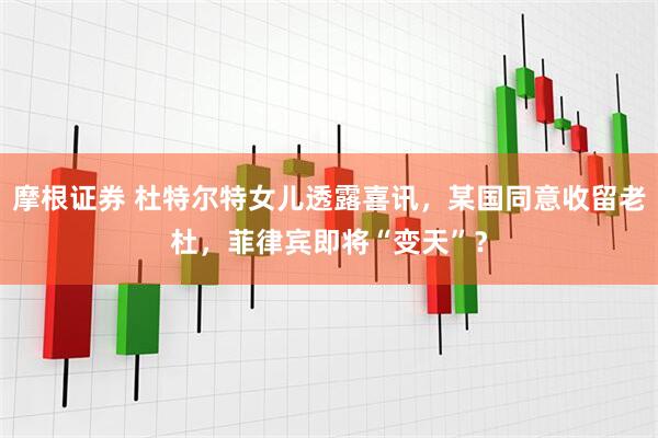 摩根证券 杜特尔特女儿透露喜讯，某国同意收留老杜，菲律宾即将“变天”？