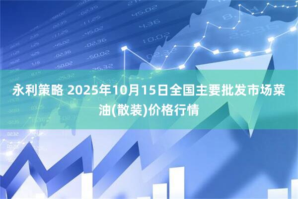 永利策略 2025年10月15日全国主要批发市场菜油(散装)价格行情