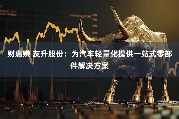财惠赚 友升股份:为汽车轻量化提供一站式零部件解决方案